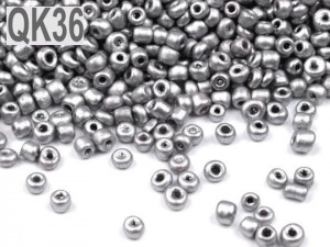 Rokajl 12/0 - 2 mm metalický, neprůhledný