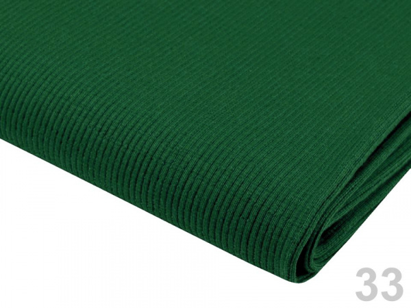 Úplet bavlněný elastický žebrovaný - tunel