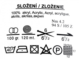 Pletací příze Gerlach 100 g