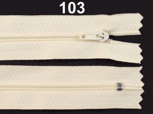 Spirálový zip šíře 3 mm délka 12 cm pinlock