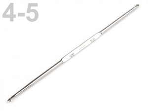 Oboustranný háček Rose na háčkování vel. 2-8