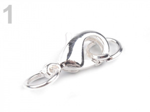 Zapínání karabinka s kroužky 5x10 mm