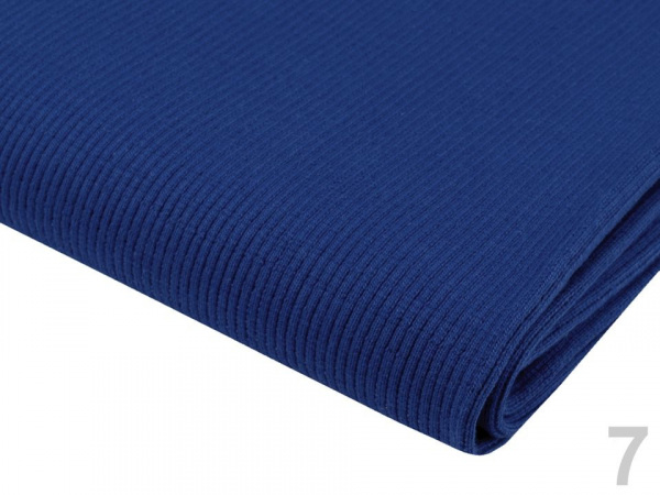 Úplet bavlněný elastický žebrovaný - tunel