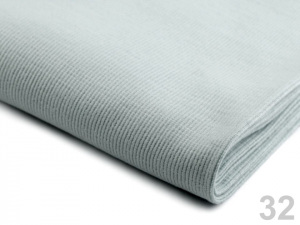 Úplet bavlněný elastický žebrovaný - tunel