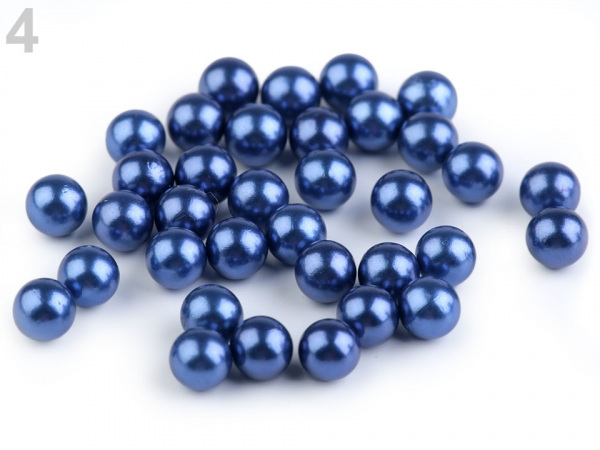 Perly / korálky Ø6 mm k nýtování