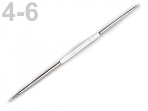 Oboustranný háček Rose na háčkování vel. 2-8