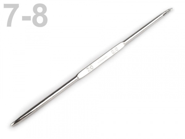Oboustranný háček Rose na háčkování vel. 2-8