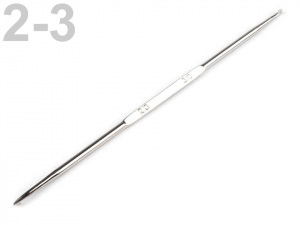 Oboustranný háček Rose na háčkování vel. 2-8