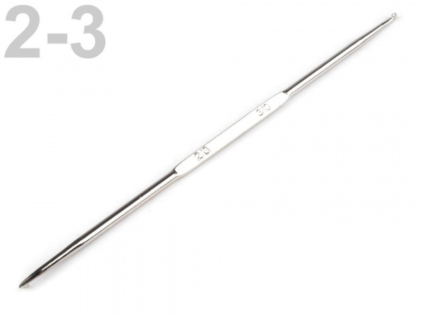 Oboustranný háček Rose na háčkování vel. 2-8