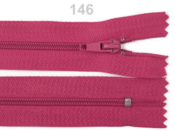 Spirálový zip šíře 3 mm délka 12 cm pinlock