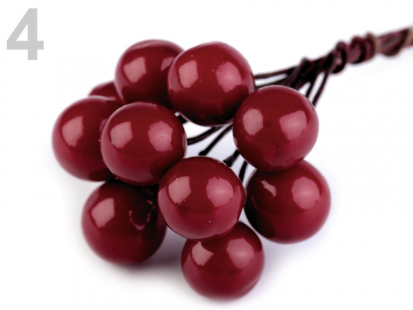 Umělá jeřabina k aranžování Ø10 mm