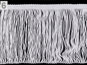 Třásně dvojité šíře 15 cm