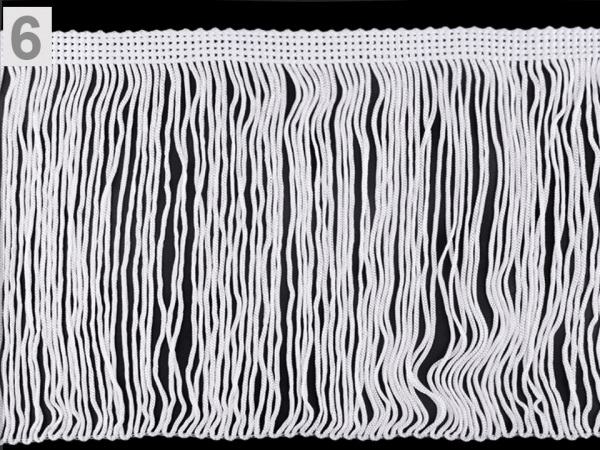 Třásně dvojité šíře 15 cm