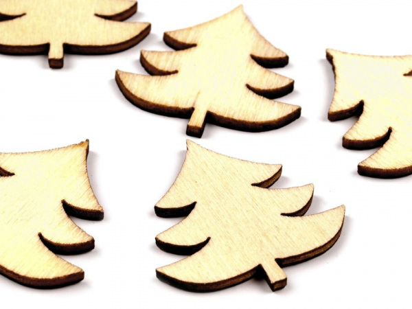 Dřevěný stromeček k nalepení / k domalování