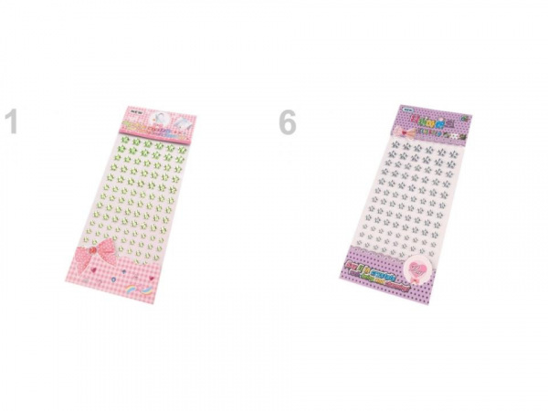 Samolepicí květy Ø6-12 mm