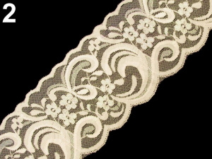 Elastická krajka šíře 90 mm