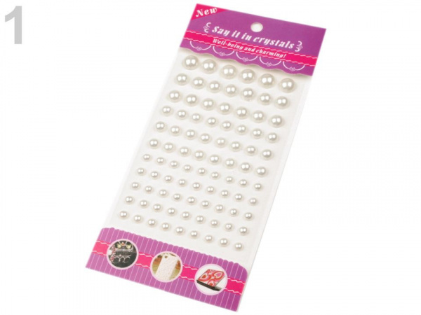 Samolepicí perly Ø6-12 mm