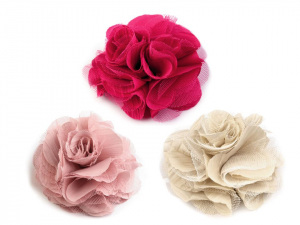 Brož / ozdoba růže Ø9 cm