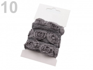 Prýmek na tylu šíře 20 mm s růžemi