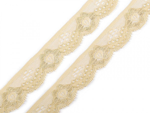 Elastická krajka šíře 28 mm