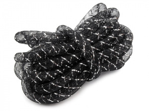 Dekorační dutinka k aranžování Ø8 mm s lurexem