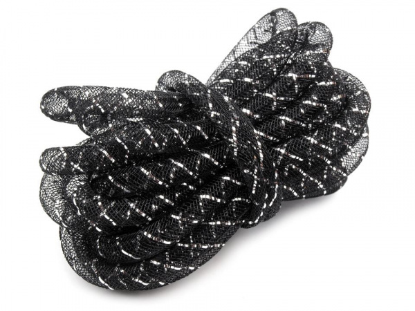 Dekorační dutinka k aranžování Ø8 mm s lurexem