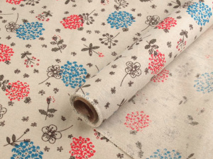 Dekorační látka šíře 48 cm s potiskem