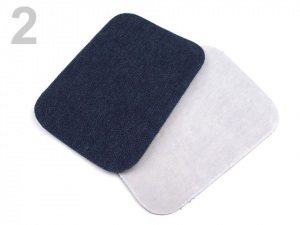 Nažehlovací záplaty riflové 7,5x10,5 cm