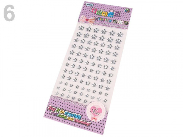 Samolepicí květy Ø6-12 mm