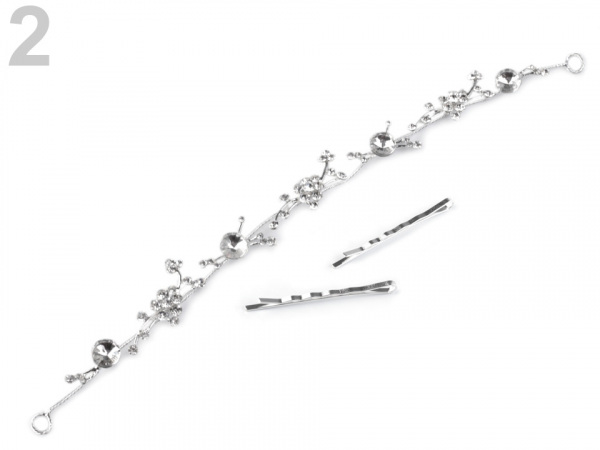 Štrasová ozdoba do vlasů