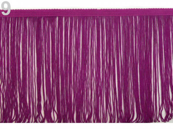 Třásně dvojité šíře 20 cm