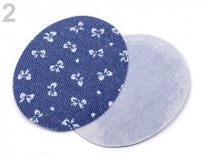 Nažehlovací záplaty riflové 6,8x8,5 cm