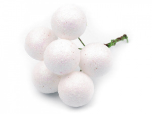 Dekorace bobule Ø20 mm s glitry