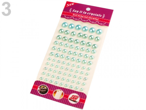 Samolepicí perly Ø6-12 mm