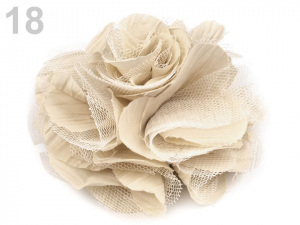 Brož / ozdoba růže Ø9 cm