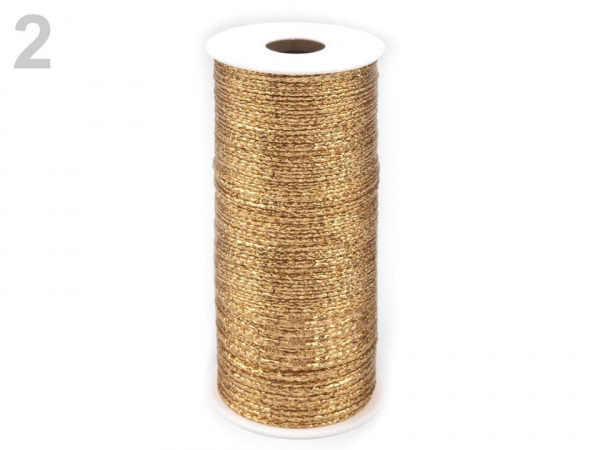 Vánoční dekorační drát Ø1 mm s lurexem / gympa