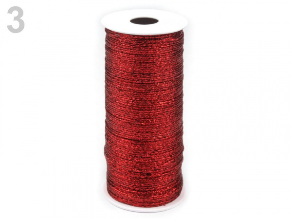 Vánoční dekorační drát Ø1 mm s lurexem / gympa