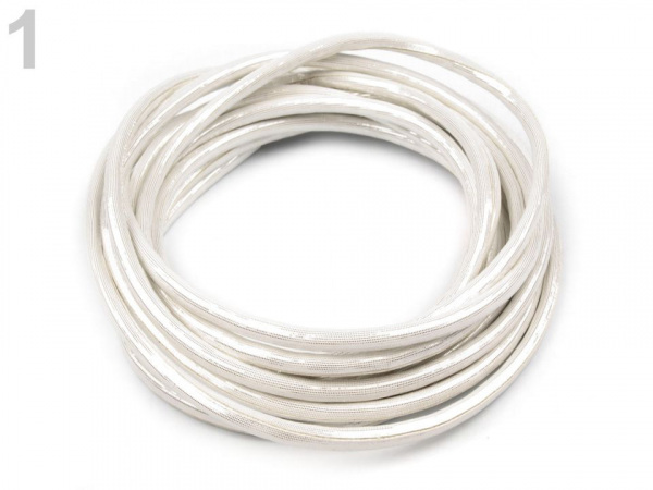 Lesklá šňůra na výrobu bižuterie Ø4,5 mm