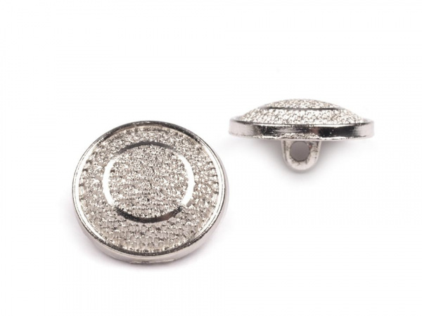 Kovový knoflík velikost 28"