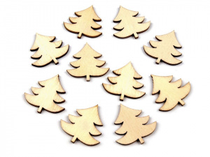 Dřevěný stromeček k nalepení / k domalování