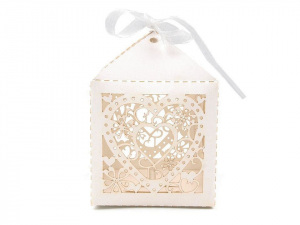 Papírová krabička se stuhou