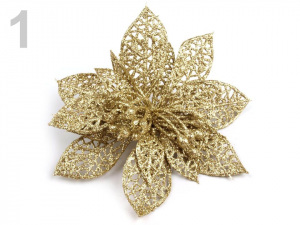 Vánoční hvězda se sponou Ø14,5 cm