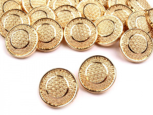 Kovový knoflík velikost 28"