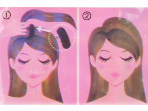 Vycpávka do vlasů - sponka