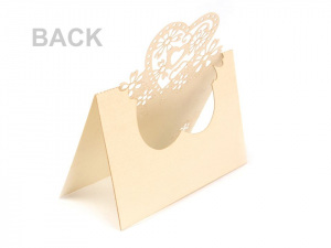 Jmenovka papírová srdce