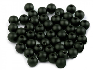 Plastové korálky matné Ø8 mm