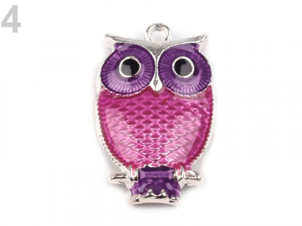 Přívěsek sova 17x27 mm