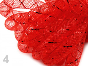 Dekorační dutinka k aranžování Ø8 mm s lurexem