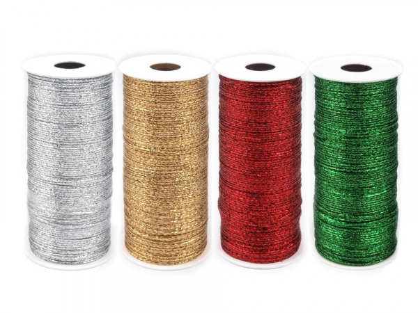 Vánoční dekorační drát Ø1 mm s lurexem / gympa