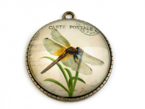 Přívěsek Ø37 mm vážka